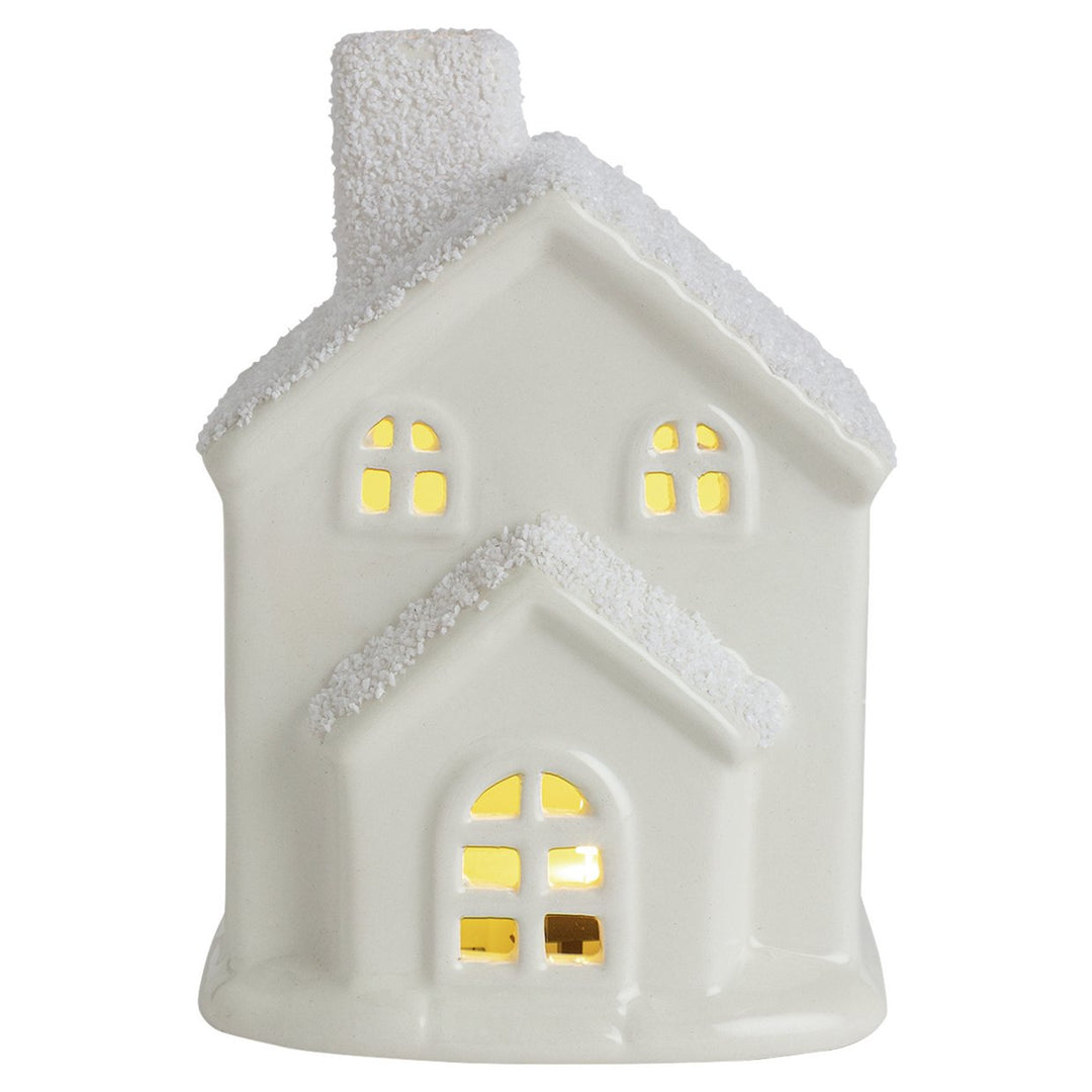 Habitat White Light Up House Christmas Decoration