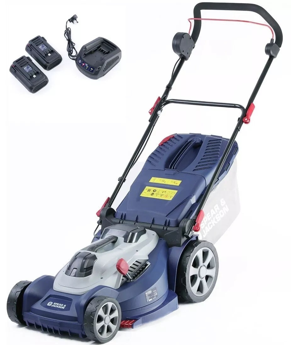Spear & Jackson SCR3644A 44cm Cordless Rotary Lawnmower - 36V