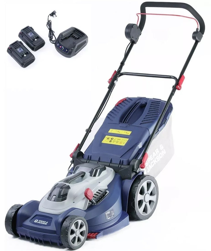Spear & Jackson SCR3644A 44cm Cordless Rotary Lawnmower - 36V