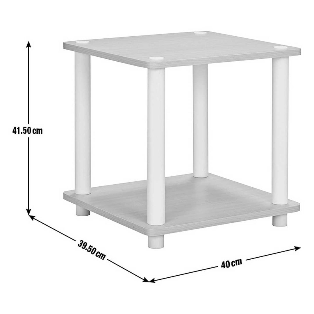 Home New Verona Side Table - Light Wood Effect