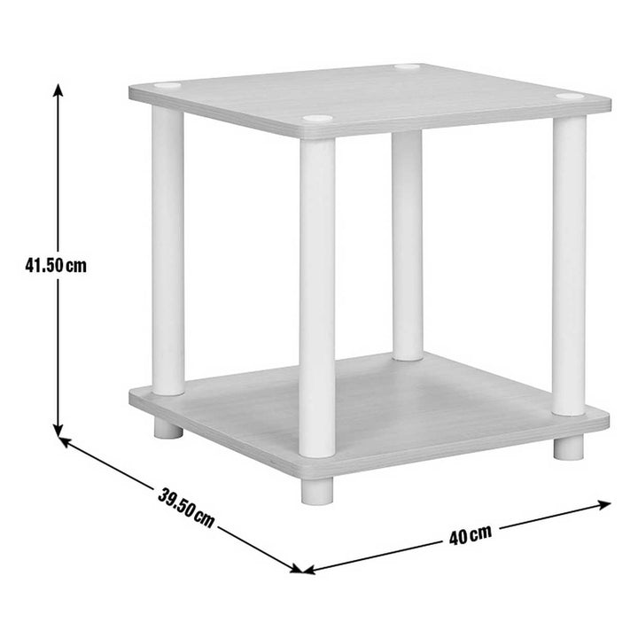 Home New Verona Side Table - Light Wood Effect