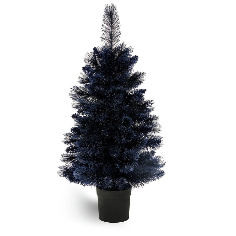 Premier Decorations 3ft Potted Fir Christmas Tree - Blue