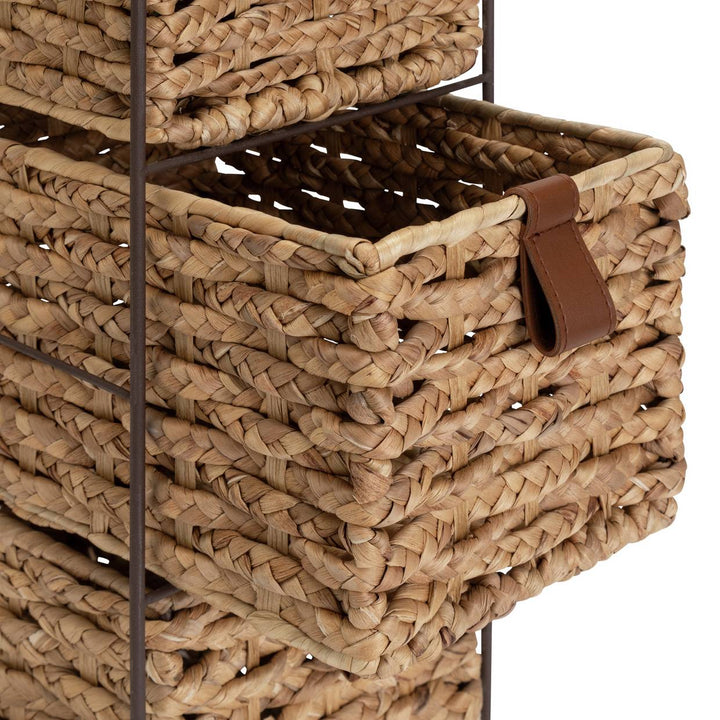 Home 4 Drawer Slim Bathroom Storage Unit - Natural