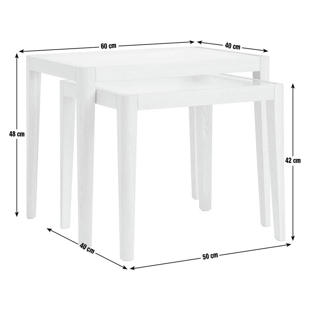 Habitat Camellia Nest of 2 Tables - Natural