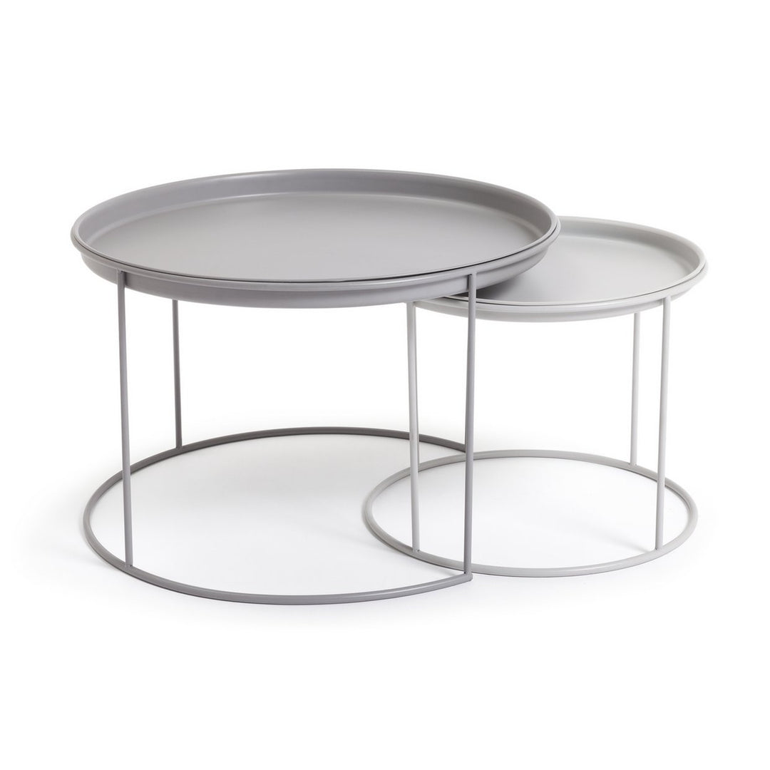 Habitat Finley Round Coffee Table - Grey