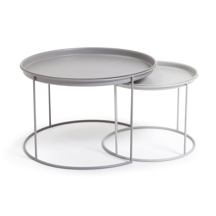 Habitat Finley Round Coffee Table - Grey