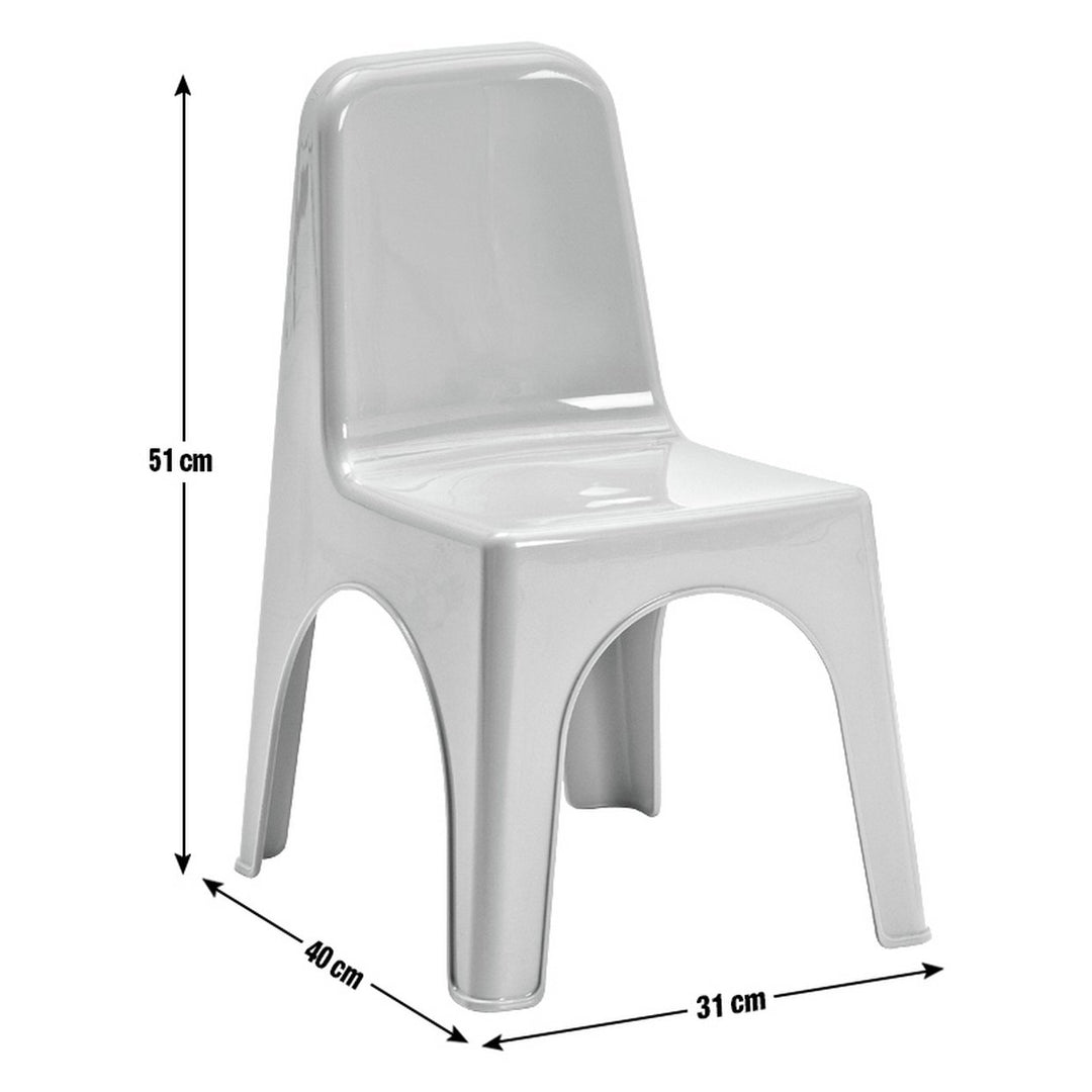 Bica Kids Set of 2 Yellow Plastic Chairs