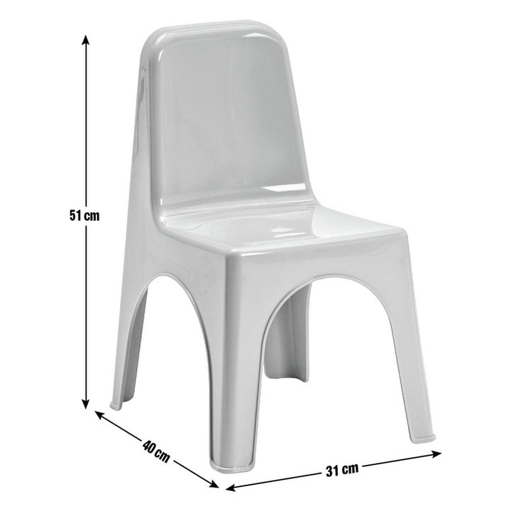 Bica Kids Set of 2 Yellow Plastic Chairs