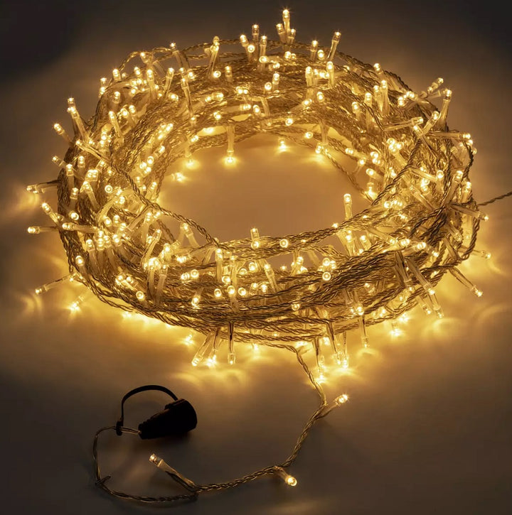 Garden by Sainsbury's 100 Warm White LED Solar String Lights