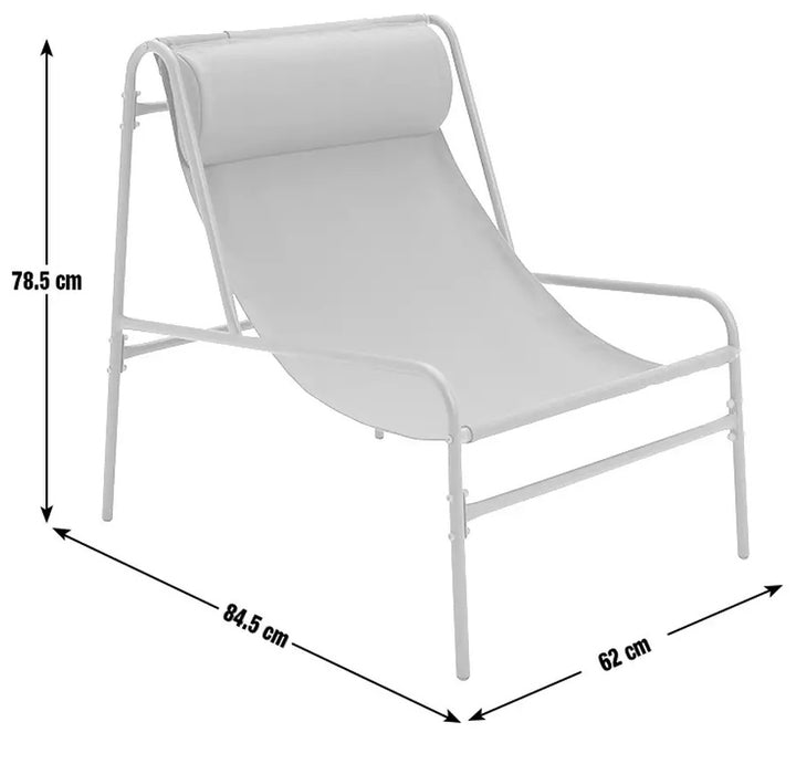 Habitat Teka Metal Garden Chair - Green