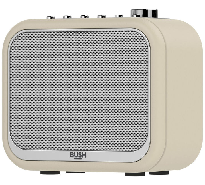 Bush Classic Mono Leather DAB Radio - Cream