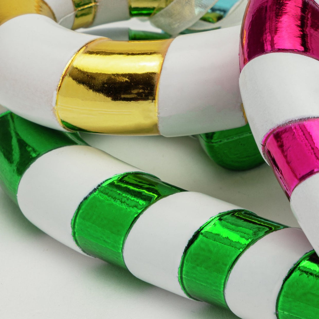 Habitat Pack Of 6 Candy Canes Christmas Tree Baubles Decoration