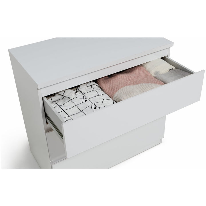 Home Jenson 3 Drawer Chest - Matte White
