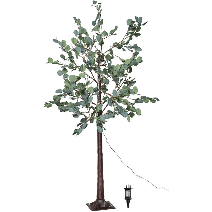Samuel Alexander 6ft Light Up Eucalyptus Christmas Tree with 360 Warm White LEDs