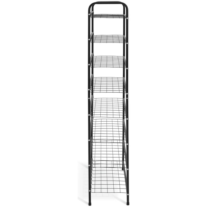 Home Jorn 8 Shelf Shoe Storage Rack - Black