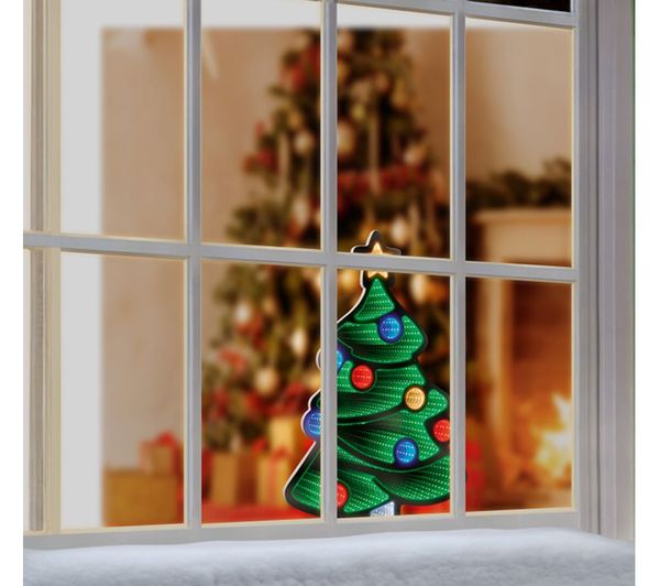 Premier Decorations 60cm Christmas Tree Infinity LED Christmas Light Figure