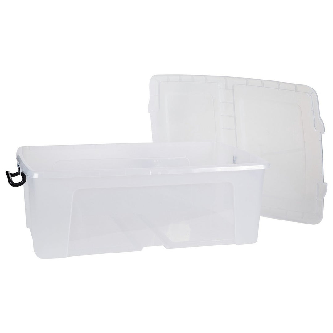 Strata Smart 2 x 50L Underbed Recycled Plastic Storage Boxes