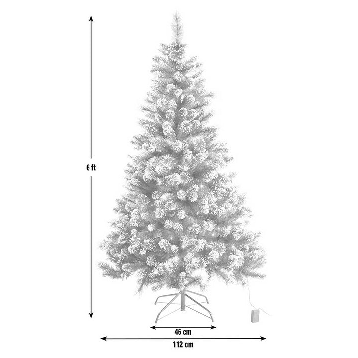 Habitat 6ft Prelit Snow Tipped Christmas Tree