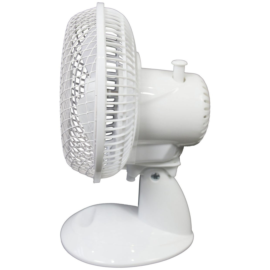 Bush White Desk Fan - 7 Inch