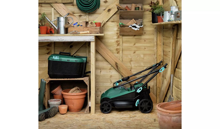 McGregor MCR2134A 34cm Cordless Rotary Lawnmower - 21.6V - (No Battery, No Charger) - USED ITEM