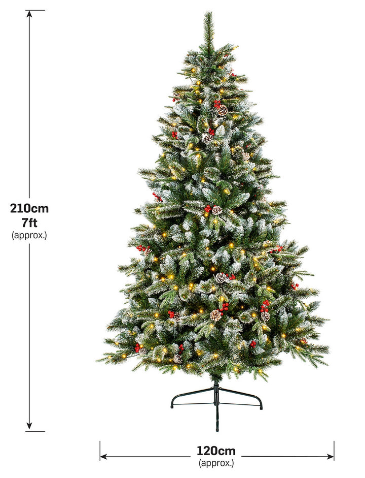Premier Decorations 7ft Prelit New Jersey Christmas Tree