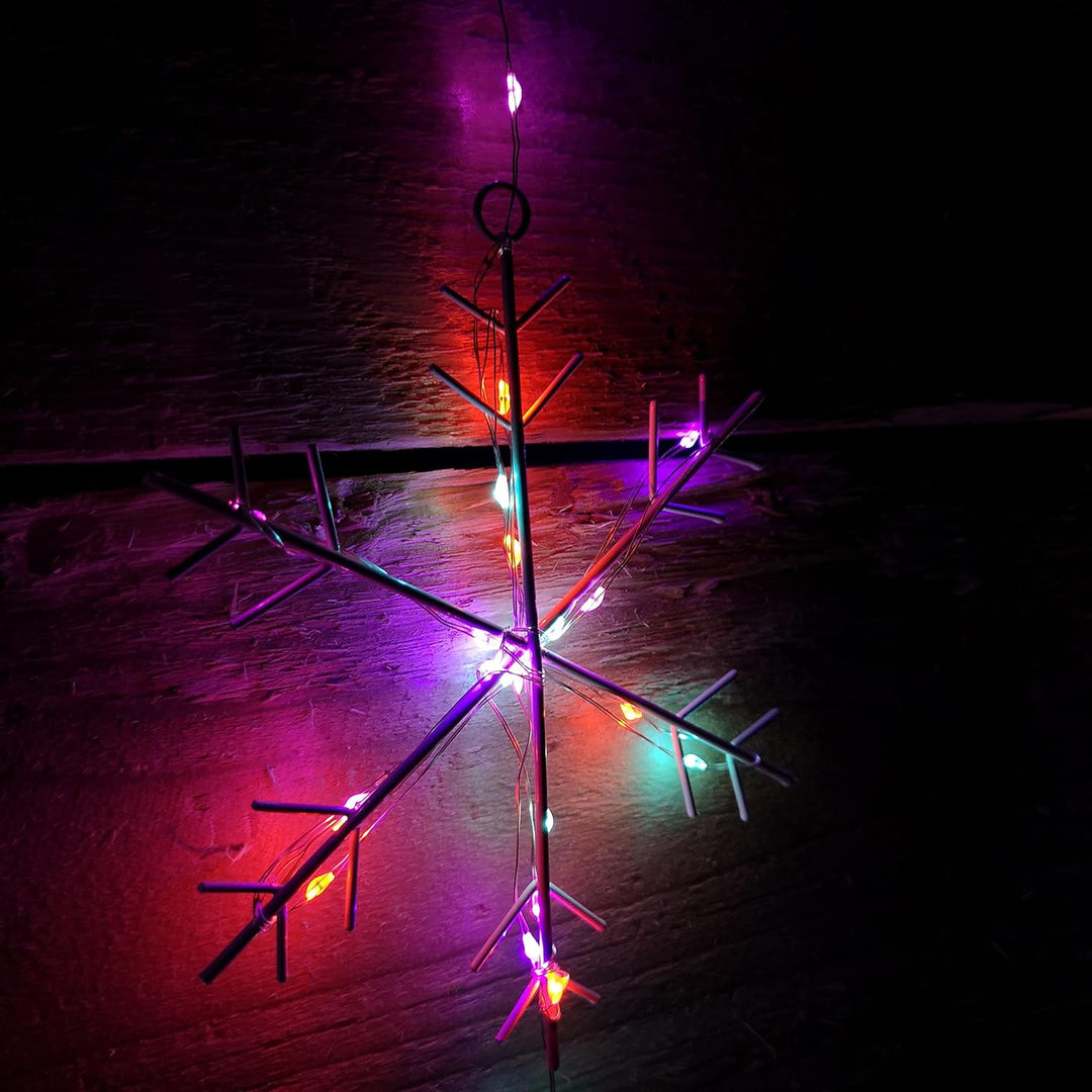 Premier Decorations Rainbow Star Christmas Window Lights