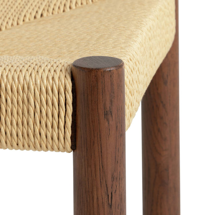 Habitat Hanna Oak Bar Stool - Walnut