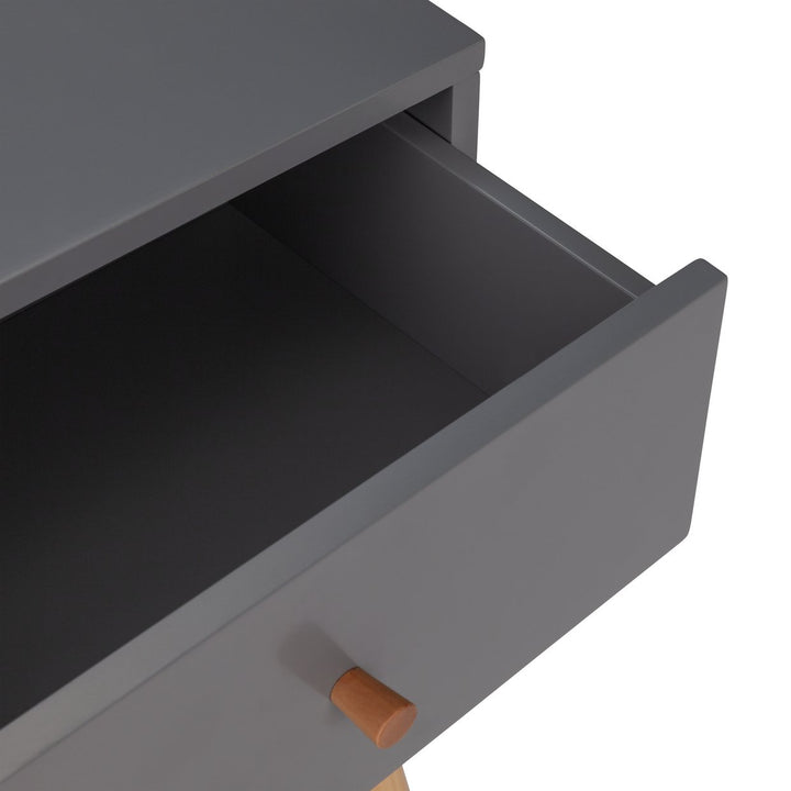 Habitat Otto 1 Drawer Bedside Table - Grey
