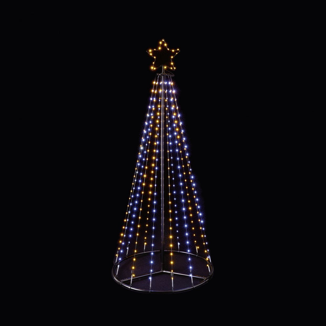 Premier Decorations 4ft Pyramid LED Christmas Tree