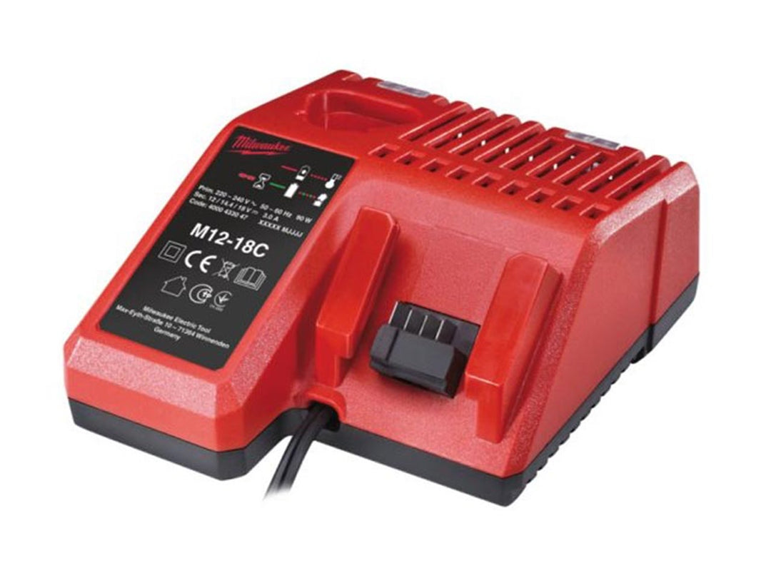 Milwaukee M12-18C 12v - 18v Twin Port Battery Charger