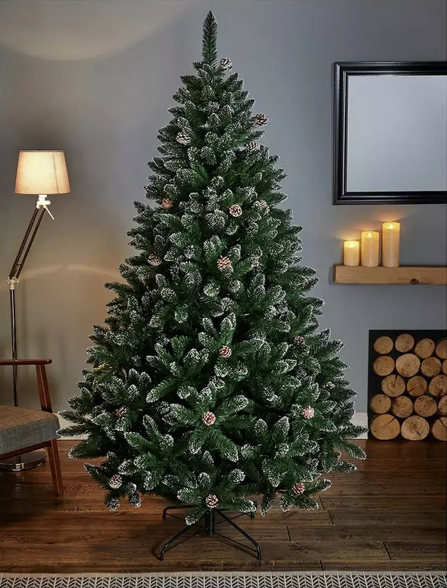 Premier Decorations 8ft Rocky Mountain Pine Christmas Tree