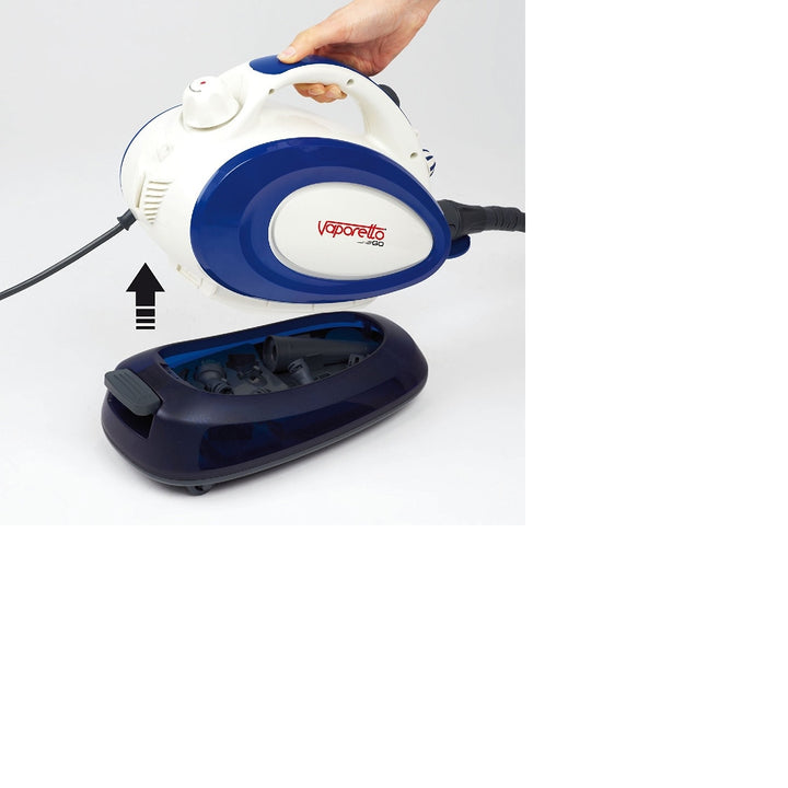 Polti PTGB0049 Vaporetto Go Portable Steam Cleaner - Blue & White