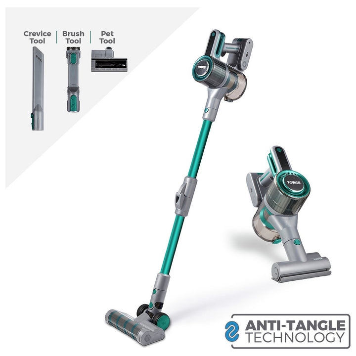 Tower VL80 Flexi Pet Cordless Vacuum Cleaner with Detangling