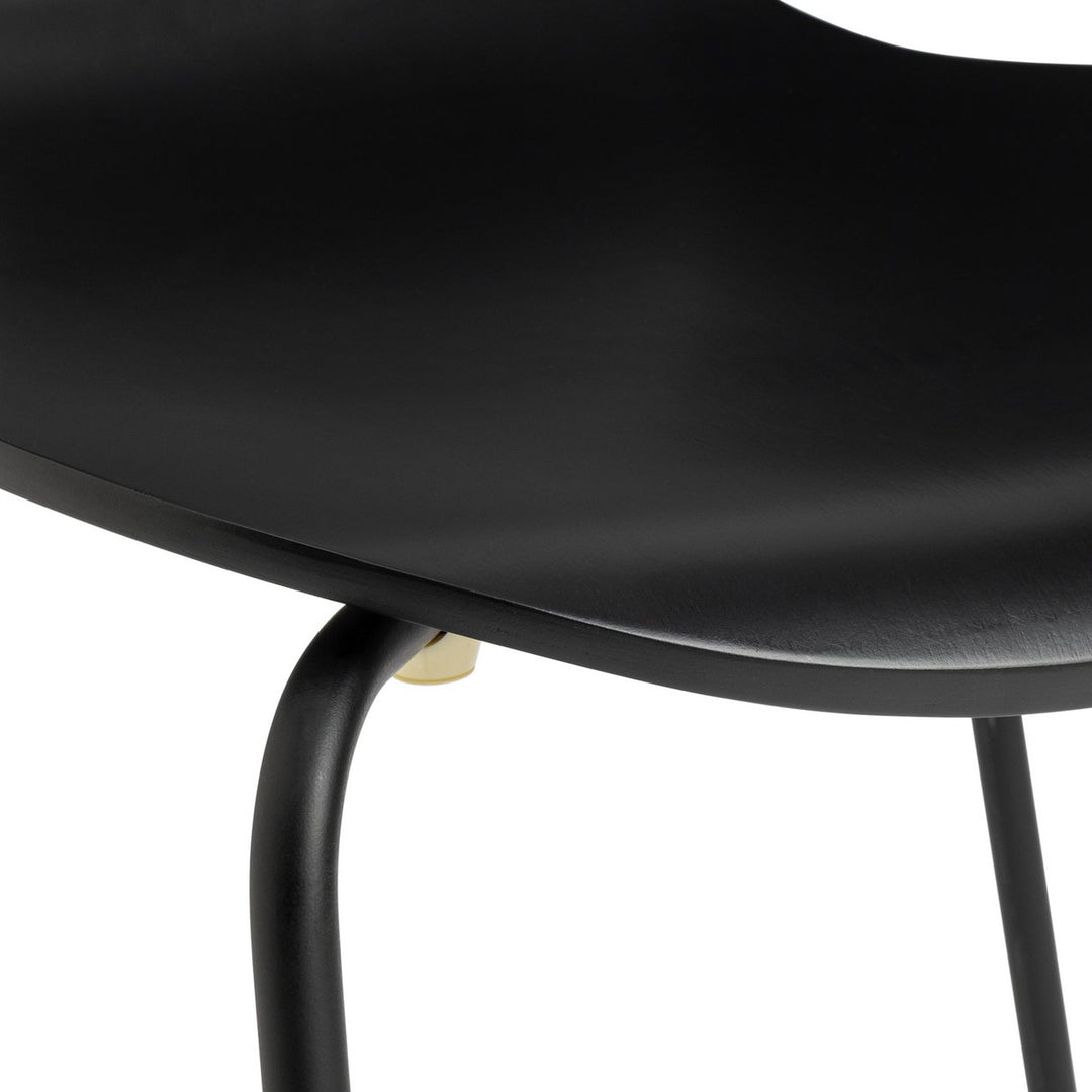Habitat Bentwood Metal Dining Chair - Black