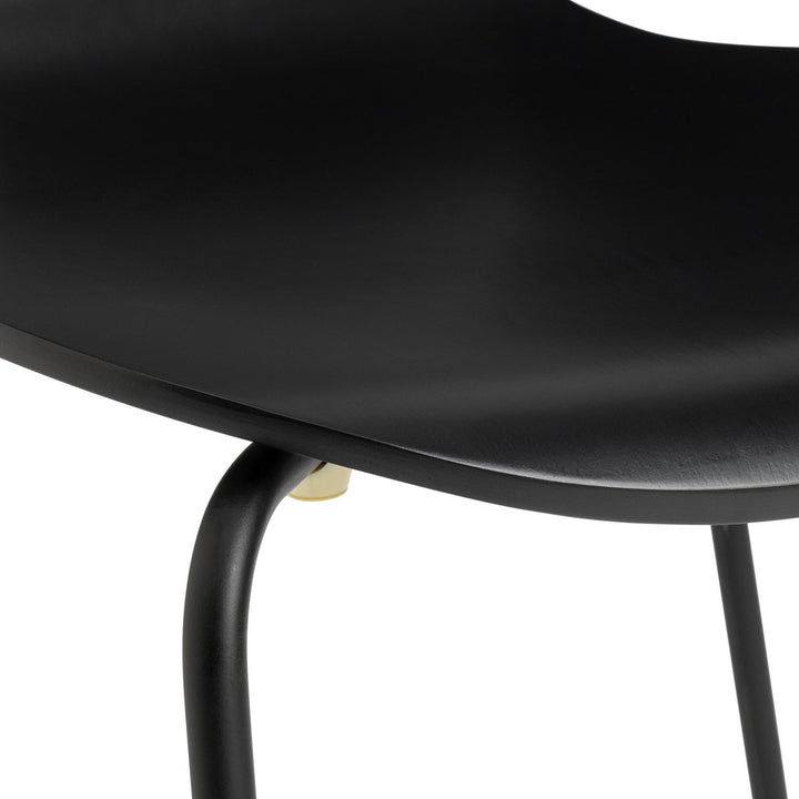 Habitat Bentwood Metal Dining Chair - Black
