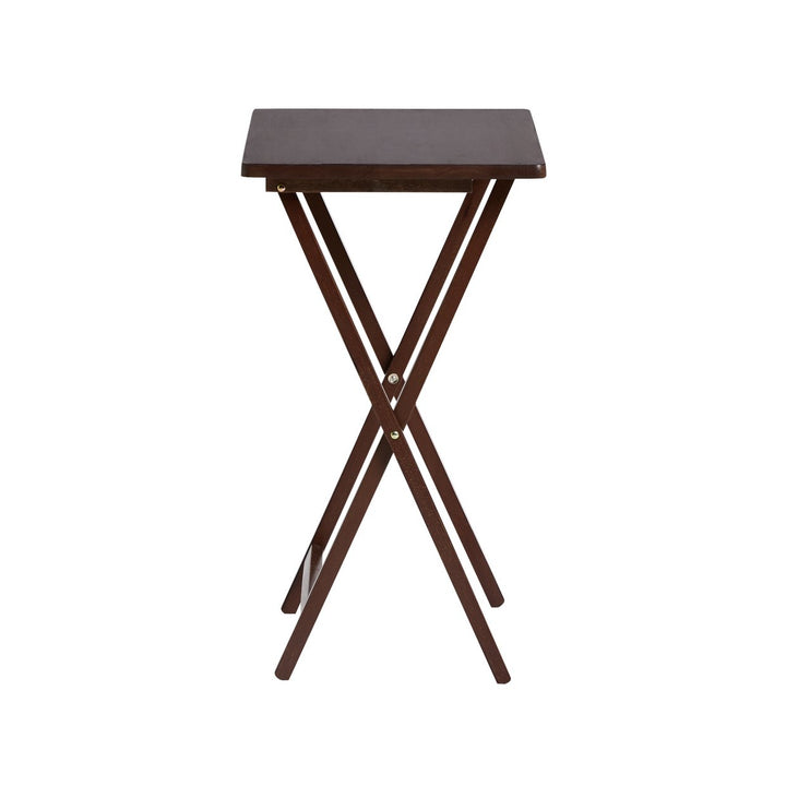 Home Single Folding Tray Table - Walnut