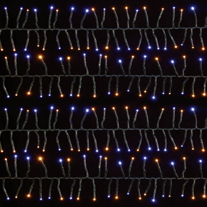 Premier Decorations 960 White LED Christmas Cluster Lights