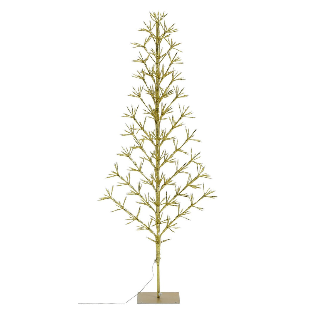 Home Iron Frame Tree Christmas LED Lights - 4.5ft