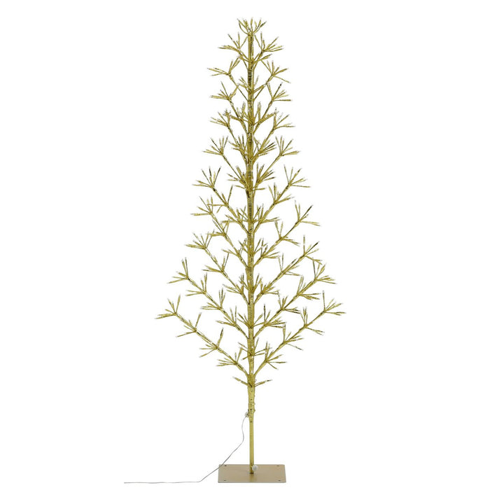 Home Iron Frame Tree Christmas LED Lights - 4.5ft