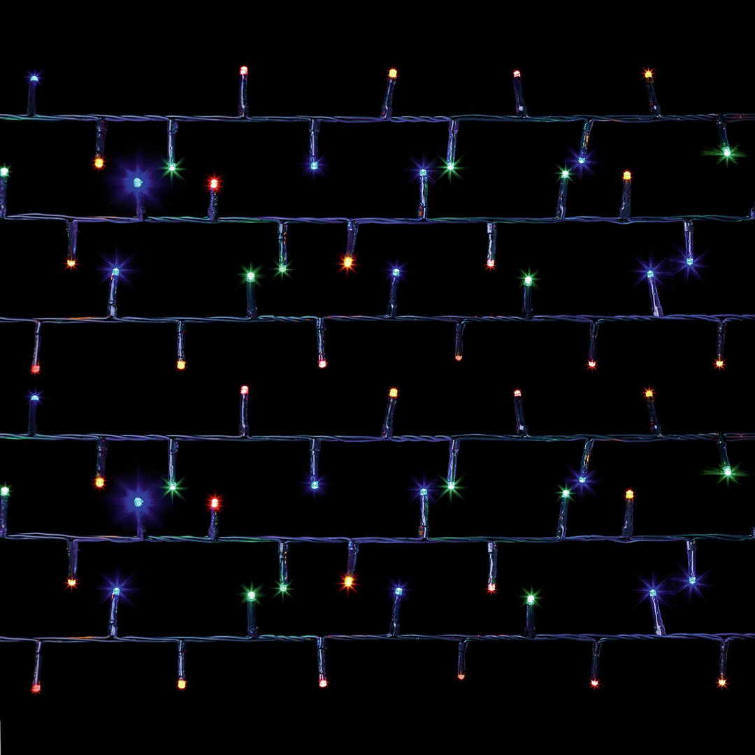 Premier Decorations 500 Multicoloured LED Christmas Tree Lights