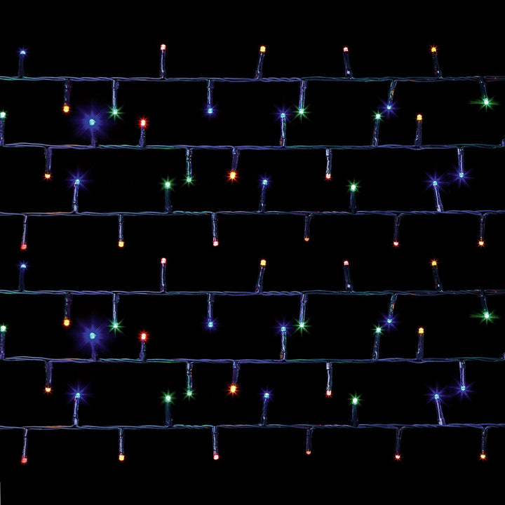 Premier Decorations 500 Multicoloured LED Christmas Tree Lights
