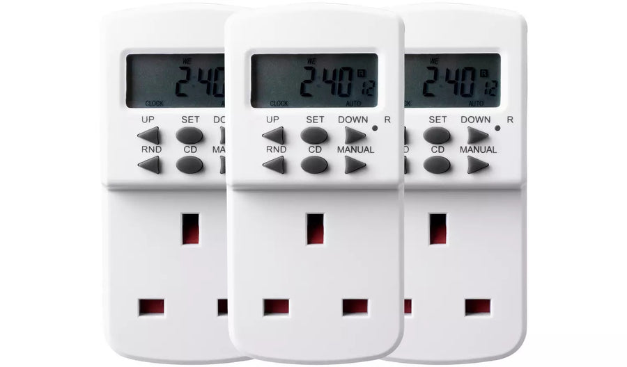 Triple Pack 7-Day Electronic Timers