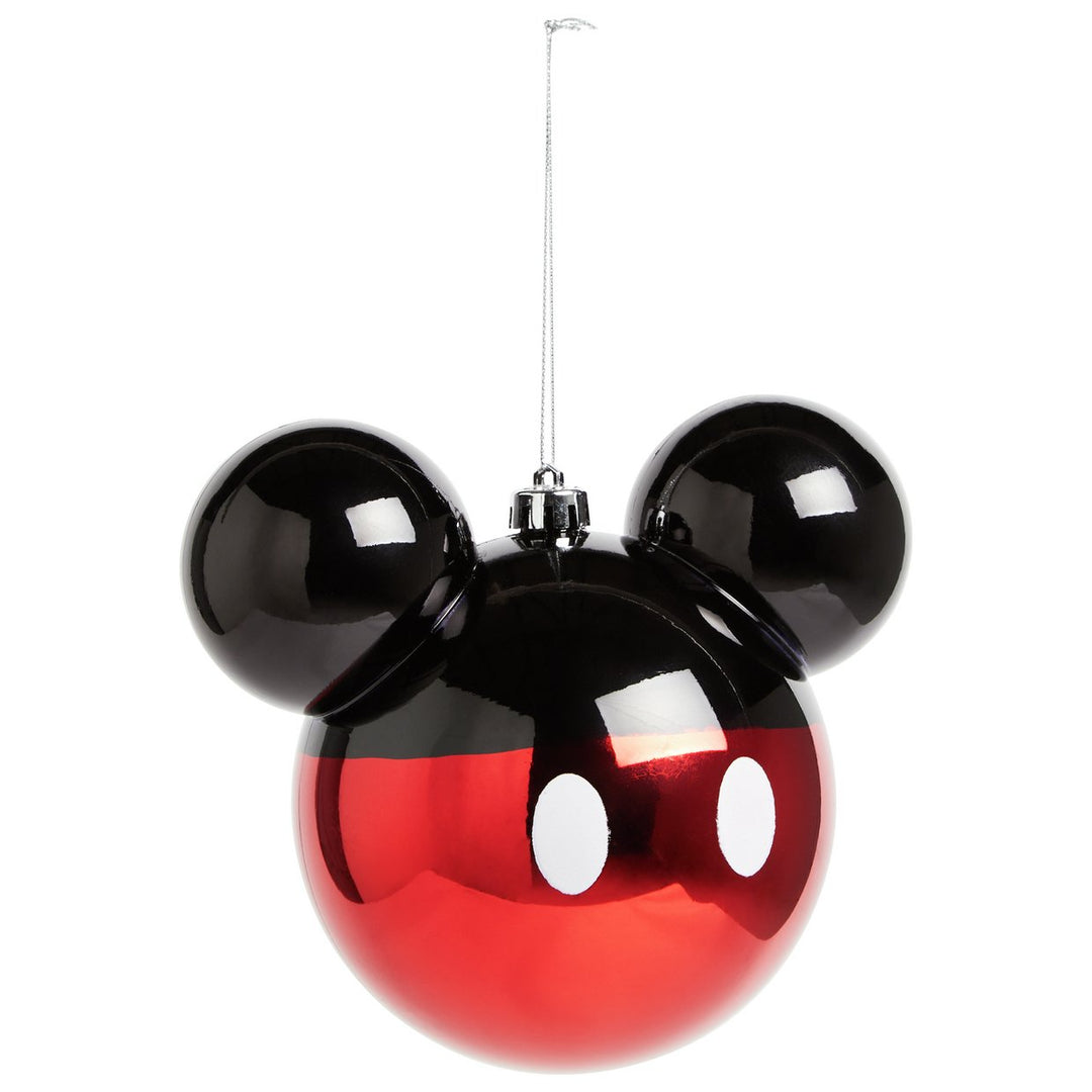 Disney Large Mickey Mouse Christmas Bauble - Red