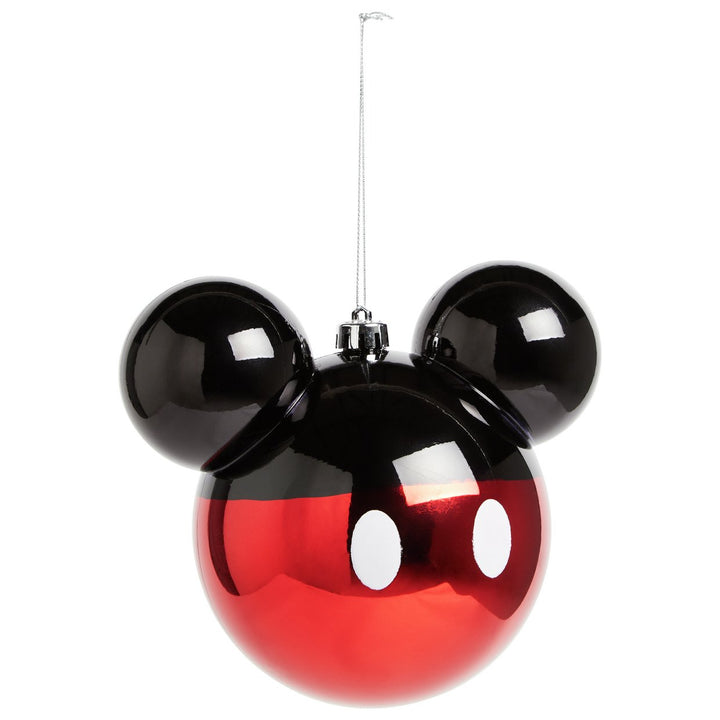 Disney Large Mickey Mouse Christmas Bauble - Red