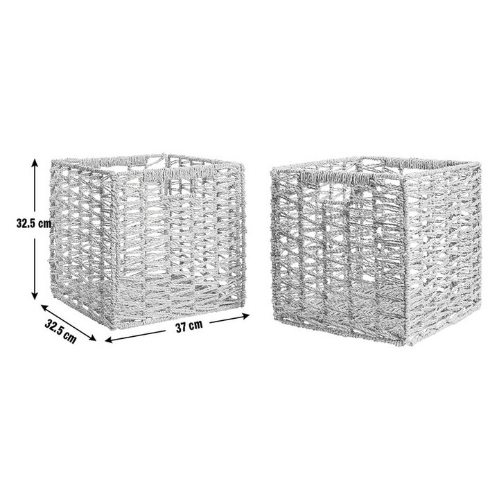 Habitat Set of 2 Seagrass Square Plus Boxes - Natural