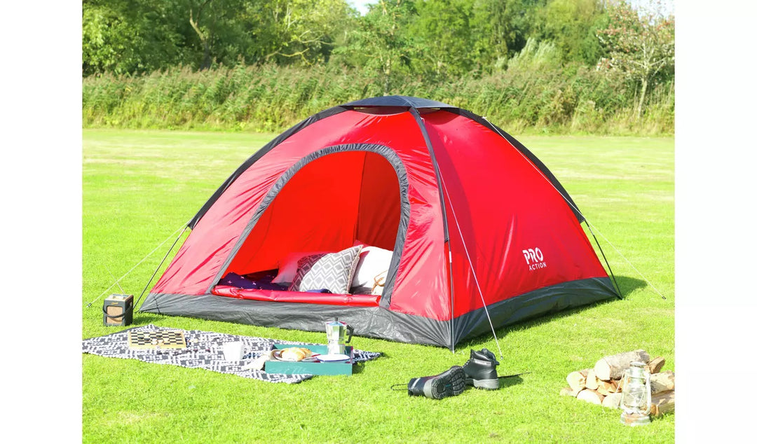 Pro Action 4 Person 1 Room Dome Tent