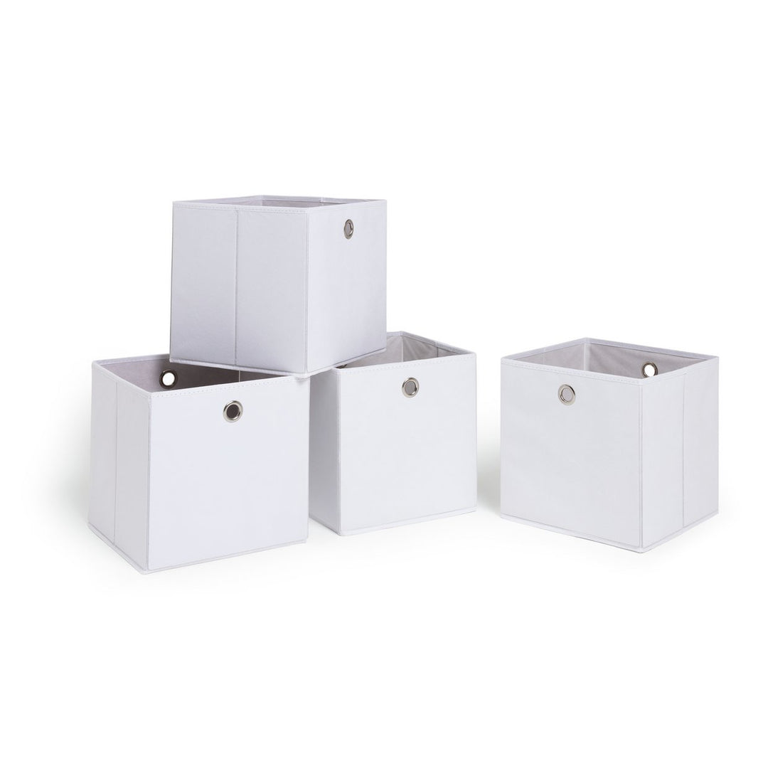 Home Set of 4 Squares Plus Boxes - White