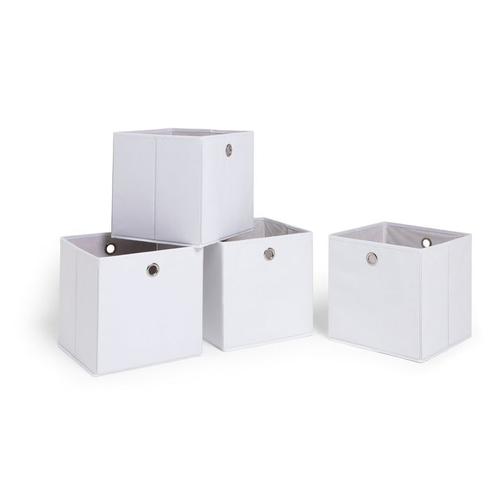 Home Set of 4 Squares Plus Boxes - White