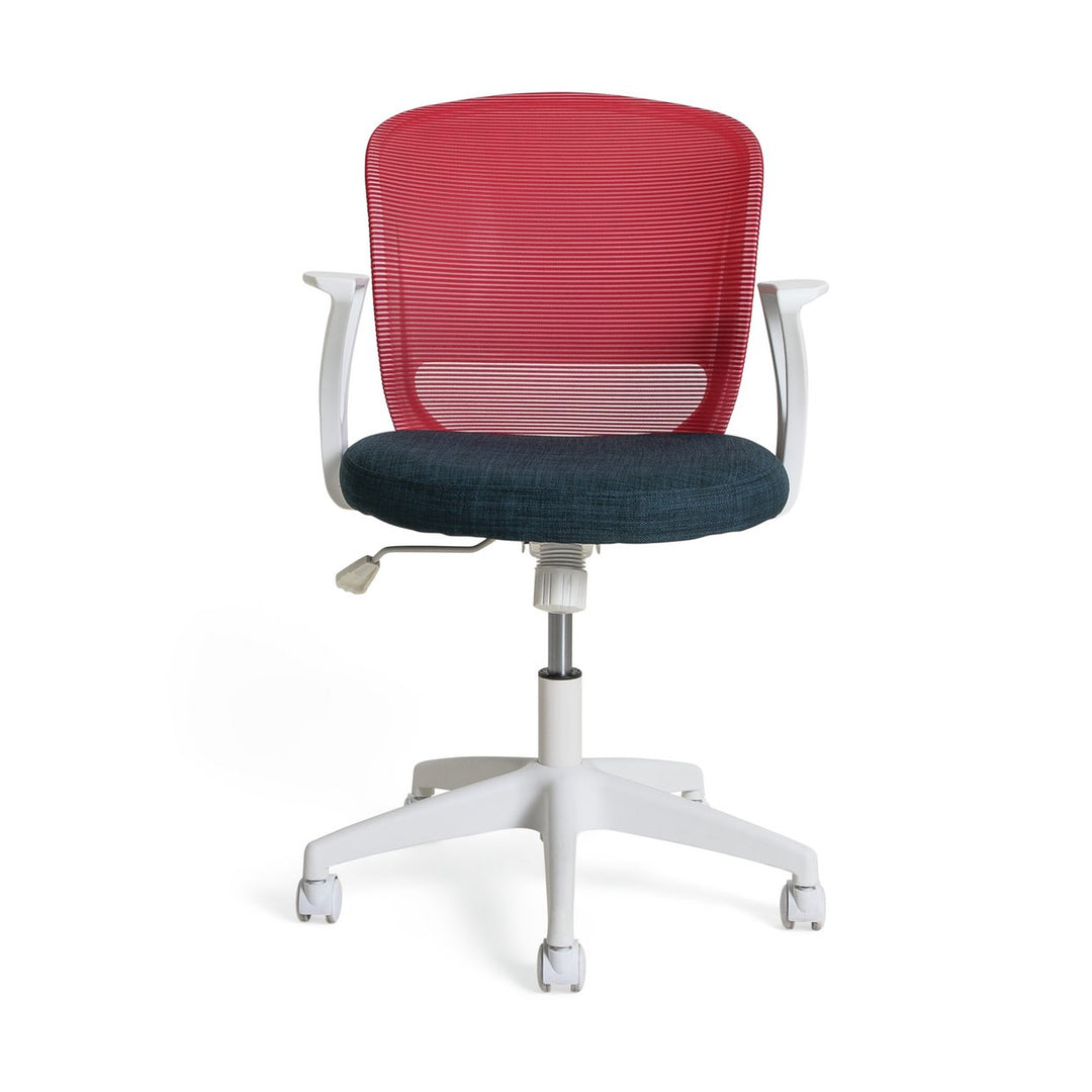 Habitat Beck Mesh Office Chair - Blue & Red