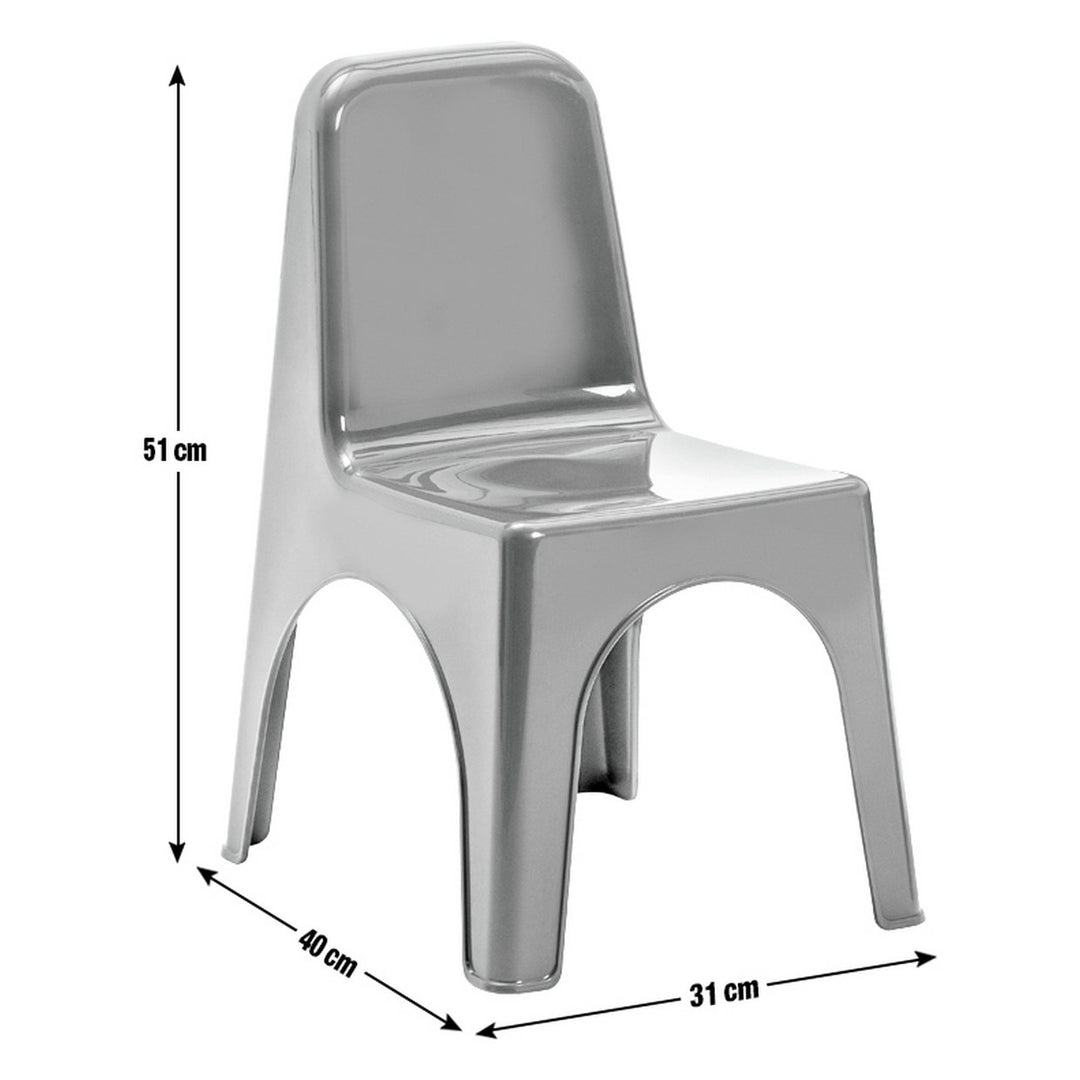 Bica Kids Set of 2 Red Plastic Chairs